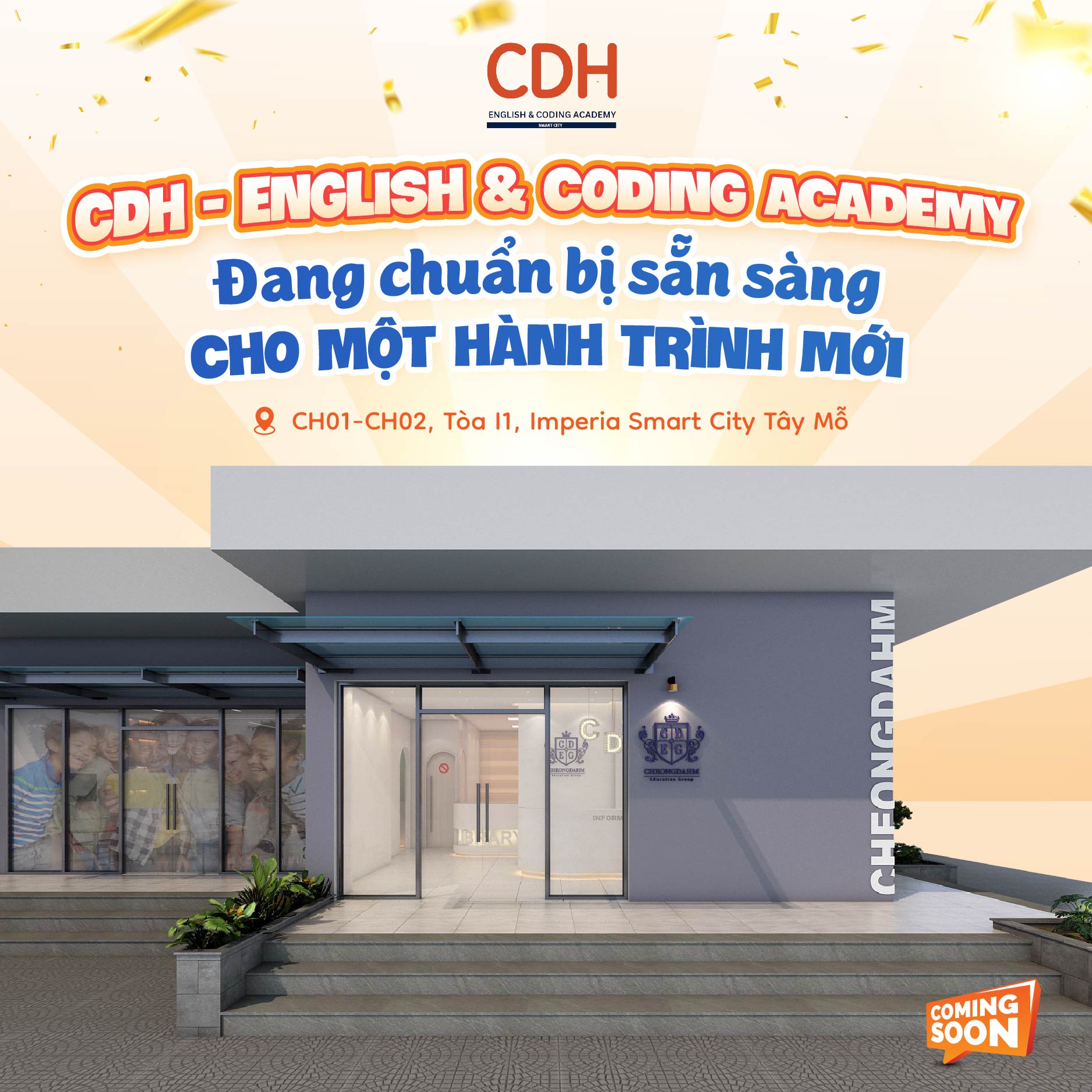 CDH Academy đang chuẩn bị sẵn sàng cho một hành trình mới